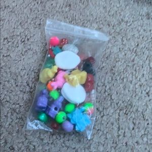 bag of beads and charms